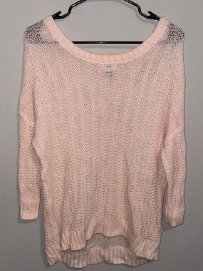 Old Navy lightweight pink knit sweater